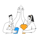 پیش‌نمایش فایل colleagues-rejoice-at-the-new-award-8249616 از پک کسب و کار