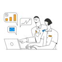 پیش‌نمایش فایل young-man-and-woman-discussing-indicators-8249617 از پک کسب و کار