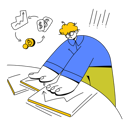 پیش‌نمایش فایل man-analyzes-coin-profit-statistics-11176928 از پک رمزارزها و توکِنها