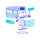 پیش‌نمایش فایل artificial-intelligence-robot-analyzes-data-12292222 از پک ارتین