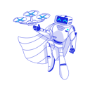 پیش‌نمایش فایل artificial-intelligence-robot-controls-drone-flight-12292196 از پک ارتین