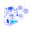پیش‌نمایش فایل artificial-intelligence-robot-generates-cryptocurrency-12292200 از پک ارتین