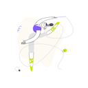پیش‌نمایش فایل girl-doing-gymnastic-3384046 از پک ایلاستریشن‌ها یوللو