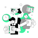 پیش‌نمایش فایل business-team-working-on-marketing-goals-3417435 از پک مارکِر