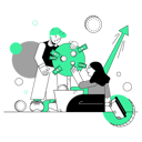 پیش‌نمایش فایل team-getting-profit-from-marketing-3417434 از پک مارکِر
