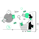 پیش‌نمایش فایل woman-working-on-sales-marketing-3417432 از پک مارکِر