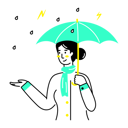پیش‌نمایش فایل girl-with-umbrella-5370643 از پک ایلاستریشن‌ها کوتِرر
