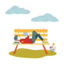 پیش‌نمایش فایل boy-reading-book-in-park-4215834 از پک جِدوکت