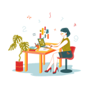پیش‌نمایش فایل girl-attending-online-maths-class-4215843 از پک جِدوکت