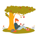 پیش‌نمایش فایل girl-reading-book-in-park-4215835 از پک جِدوکت