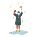 پیش‌نمایش فایل student-celebrate-graduation-4215839 از پک جِدوکت
