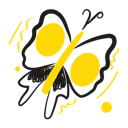 پیش‌نمایش فایل flying-butterfly-with-discount-4555614 از پک مینارتی