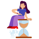 پیش‌نمایش فایل the-girl-sits-on-the-hourglass-4587822 از پک بیرتی
