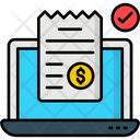 پیش‌نمایش فایل online-receipt-3483789 از پک خرید و تجارت الکترونیک