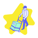 پیش‌نمایش فایل courier-delivery-4885035 از پک حمل‌ونقل و کشتیرانی