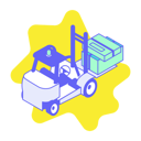 پیش‌نمایش فایل forklift-4885040 از پک حمل‌ونقل و کشتیرانی