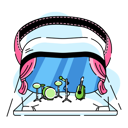 پیش‌نمایش فایل attend-the-concert-through-vr-5314552 از پک کاربرد واقعیت مجازی