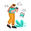 پیش‌نمایش فایل man-taking-pictures-while-traveling-5732860 از پک سفر