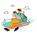 پیش‌نمایش فایل man-traveling-on-ship-or-boat-5732866 از پک سفر