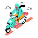 پیش‌نمایش فایل woman-riding-touring-motorcycle-5732868 از پک سفر
