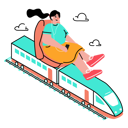 پیش‌نمایش فایل woman-traveling-by-train-5732875 از پک سفر
