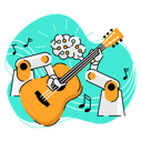 پیش‌نمایش فایل artificial-intelligence-or-ai-generated-music-7466250 از پک هوش مصنوعی