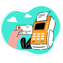 پیش‌نمایش فایل swiping-a-credit-card-on-an-edc-machine-10629072 از پک اپلیکیشن‌های موبایل فروشگاه آنلاین