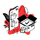 پیش‌نمایش فایل mobile-shopping-app-3946120 از پک بسته تجارت الکترونیک