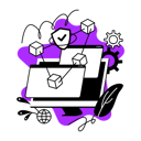 پیش‌نمایش فایل blockchain-management-3953993 از پک بسته تحول دیجیتال