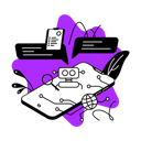 پیش‌نمایش فایل chatbot-3953992 از پک بسته تحول دیجیتال