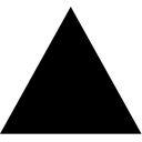 پیش‌نمایش فایل triangle-up-1859413 از پک پیکان