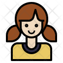 پیش‌نمایش فایل girl-with-pony-tail از پک آواتارهای کاربر
