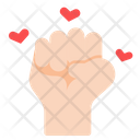 پیش‌نمایش فایل hand-with-heart-9571479 از پک آیکن تخت LGBTQ
