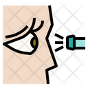 پیش‌نمایش فایل eye-reflex از پک مجموعه آیکن دورخط توپر علائم پزشکی