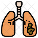 پیش‌نمایش فایل lung-cancer از پک مجموعه آیکن دورخط توپر علائم پزشکی