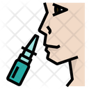 پیش‌نمایش فایل nasal-congestion از پک مجموعه آیکن دورخط توپر علائم پزشکی