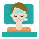 پیش‌نمایش فایل fever-19 از پک مجموعه آیکن تخت علائم پزشکی