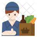 پیش‌نمایش فایل grocery-man-1731122 از پک خدمات تحویل