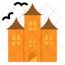 پیش‌نمایش فایل castle-128 از پک هالووین – سبک فلت