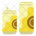 پیش‌نمایش فایل beer-cans از پک آبجو با سبک تخت