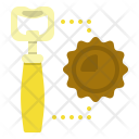 پیش‌نمایش فایل bottle-opener از پک آبجو با سبک تخت