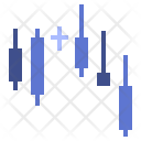 پیش‌نمایش فایل candlesticks-chart از پک نمایش داده با سبک تخت