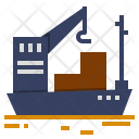 پیش‌نمایش فایل boat-shipping-1 از پک لجستیک و حمل‌ونقل با سبک تخت