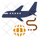 پیش‌نمایش فایل international-flight از پک لجستیک و حمل‌ونقل با سبک تخت