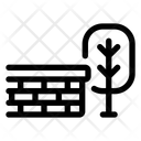 پیش‌نمایش فایل garden-wall-12462035 از پک پارک شهری