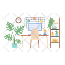 پیش‌نمایش فایل aesthetic-cozy-workspace-at-home-8850861 از پک کار از خانه