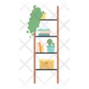 پیش‌نمایش فایل ladder-shelves-with-books-and-houseplants-8850858 از پک کار از خانه