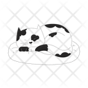 پیش‌نمایش فایل lazy-spotted-cat-sleeping-on-pillow-10196917 از پک استراحت دهه ۹۰