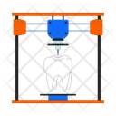 پیش‌نمایش فایل dental-implant-denture-on-3d-printer-11089721 از پک چاپگر