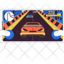 پیش‌نمایش فایل gamer-enjoying-online-car-racing-11305484 از پک محیط کار توسعه‌دهنده بازی